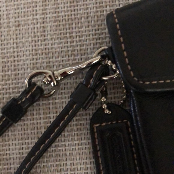Coach Wristlet in black. - Picture 3 of 13